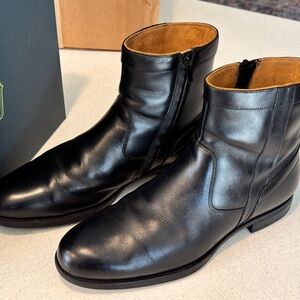 Black Leather Men's Boots Florsheim Men's, Midtown Boot